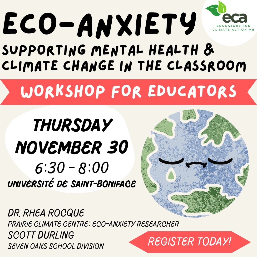 Join us for a free PD on Nov 30 looking at how to help support the emotional complexity of the climate crisis with young people. Resources and ready-to-go curriculum galore! Space is limited! forms.gle/ePLjwA5PVXuFPZ…