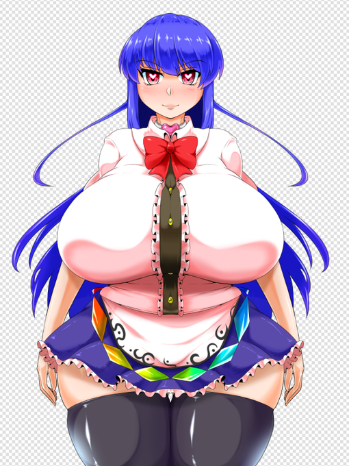 この真正面てんこちゃんの立ち絵、おっぱいが『ずしぃ…♥』って聞こえてきそうな重量感出てて我ながら好き 