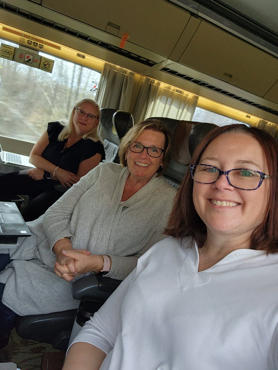 Working our way on #VIARailCanada to <a href="/csaeconnect/">CSAE</a> 2023 annual conference: #EXPERIENCE in beautiful Montreal.