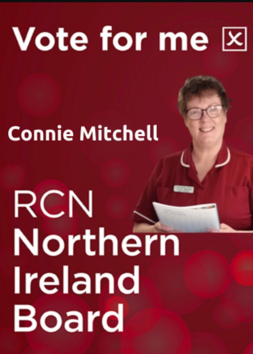 Hi everyone, hope you are all well, electronic voting commences 9/11/23 this is your opportunity to have a voice at RCN NI Board. I am passionate about raising the profile of the Independent sector and working for all #nurses #NSWs
#voteforme plz repost and share widely