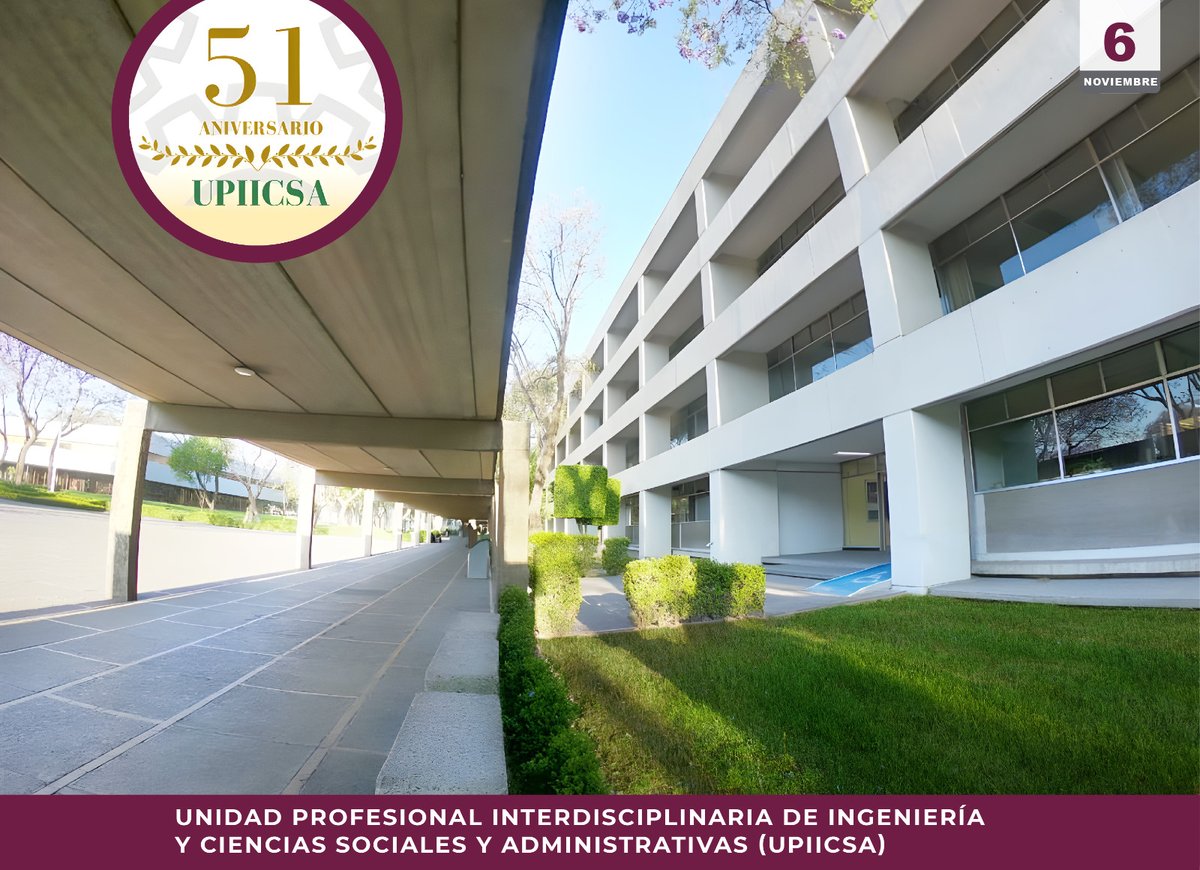IPN_MX's tweet photo. Nos sentimos muy orgullosos de nuestra querida @dir_upiicsa, que hoy cumple 51 años de formar a los mejores ingenieros en informática, transporte, ferroviarios e industriales, así como licenciados en Ciencias de la Informática y en Administración Industrial.
¡Muchas Felicidades!🥳