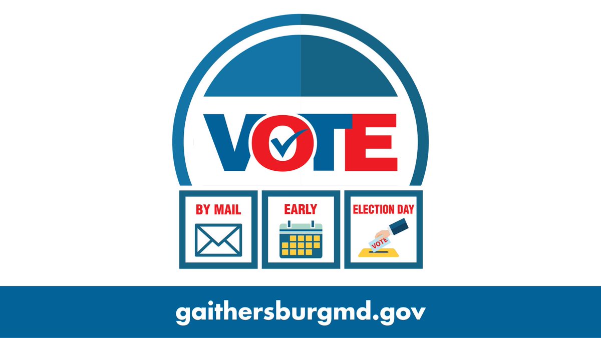 📌Tomorrow, November 7, is Election Day!

🗳️ In-person voting 7am-8 pm at the Activity Center at Bohrer Park. Same-day voter registration available.

🗳️ Mail-in ballots postmarked by 11/7 OR in ballot drop box by 8 pm gburg.md/BallotDropBox23

➡️ gburg.md/Elections