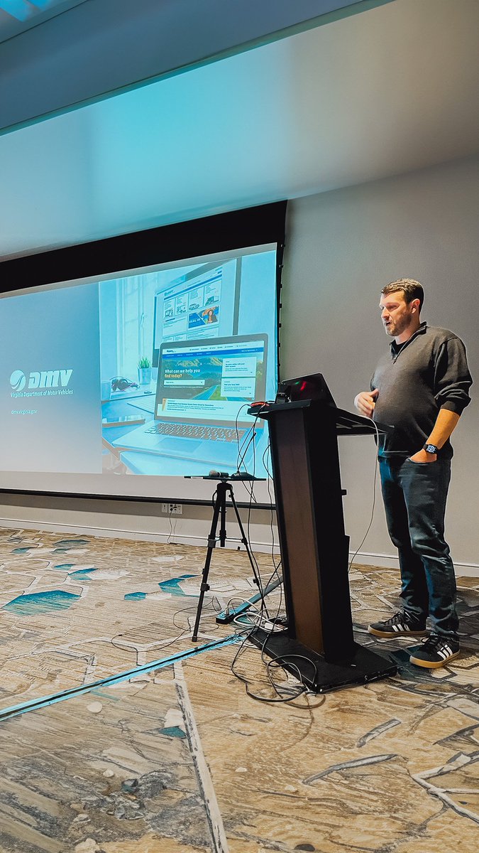 CapTech_Tweets's tweet image. We enjoyed being a part of #DRUPALGOVCON last week! Our own Peyton Green presented “Putting CX at the Center of a DMV Website Redesign," alongside representatives from @ForumOne, discussing how strong #CX work played a pivotal role in a successful new website for @VirginiaDMV.