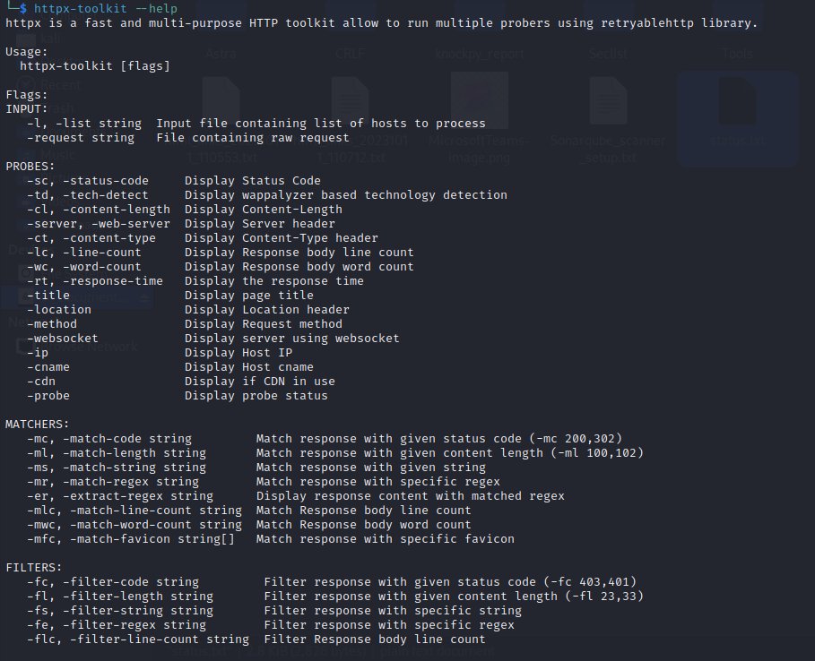 Thamotharan__V's tweet photo. here's a suggestion:
"🔍 Dive into Httpx-toolkit, a powerhouse with a wealth of customization options! From precise status code matching with -mc to tailored scans, it's a game-changer for web testing. Explore the possibilities! 🎯🛠️ #HttpxToolkit #WebSecurity" #OSINT #INFO #TOM https://t.co/GVoBQ9vbl3