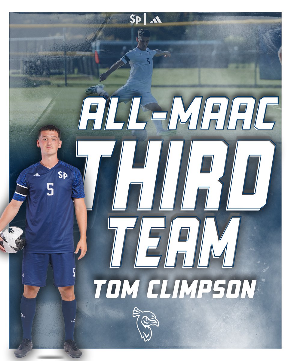 Saint Peter's graduate defender Tom Climpson was selected to the 2023 All-MAAC Third Team!! Read below for the full story on Climpson's honor! 📰⚽️ saintpeterspeacocks.com/news/2023/11/6… #StrutUp🦚