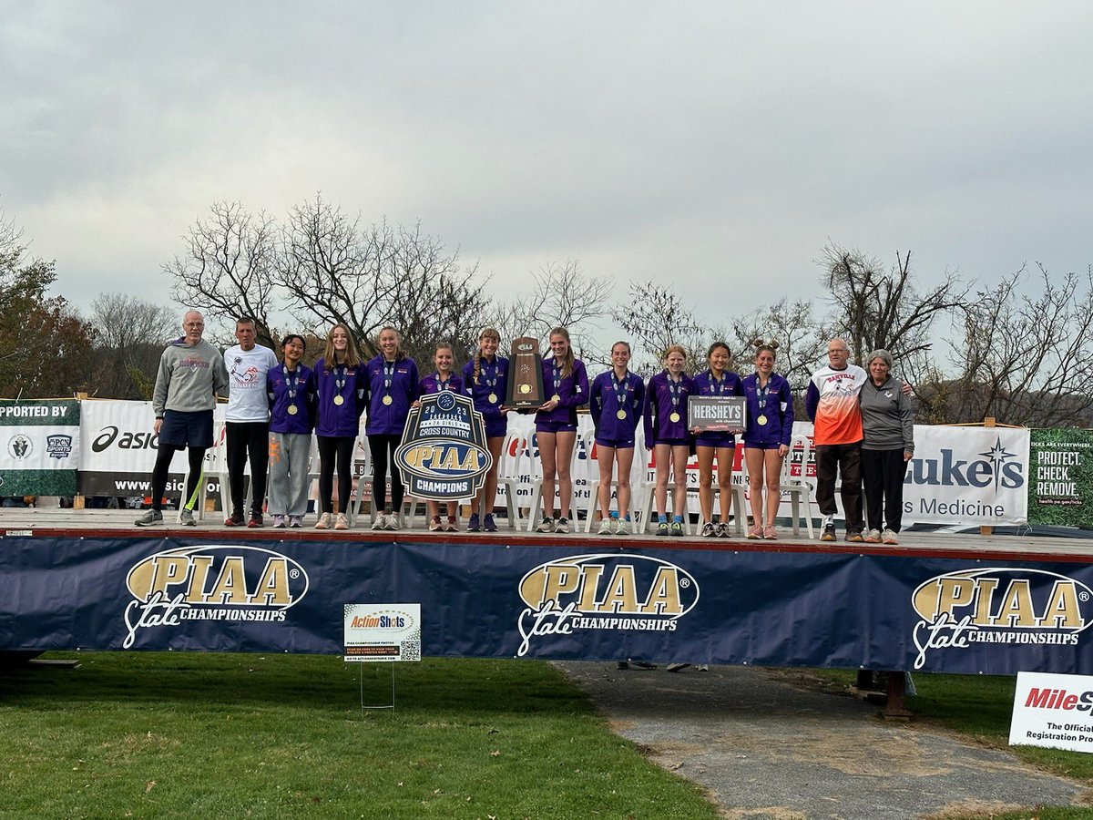 Congratulations to the girls cross country on winning states!