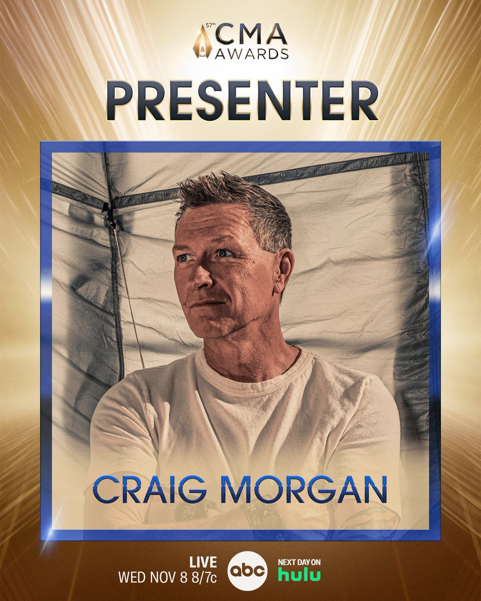 This Wednesday, I’ll be in Nashville presenting on the #CMAawards stage!! Watch Country Music’s Biggest Night LIVE at 8/7c on ABC! Stream next day on Hulu. <a href="/CountryMusic/">CMA Country Music</a>