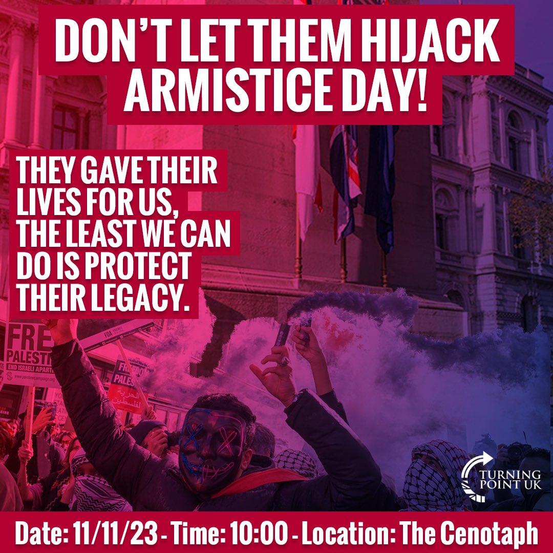 TPointUK's tweet photo. Make sure you’re there on Saturday.

It’s down to the British people to stand up for those who made the ultimate sacrifice for us.

If we don’t make a stand this weekend, we may as well surrender to the mob.

Don’t let them win. Protect our memorials &amp; statues. Honour the fallen. https://t.co/bWSGBu9qwj