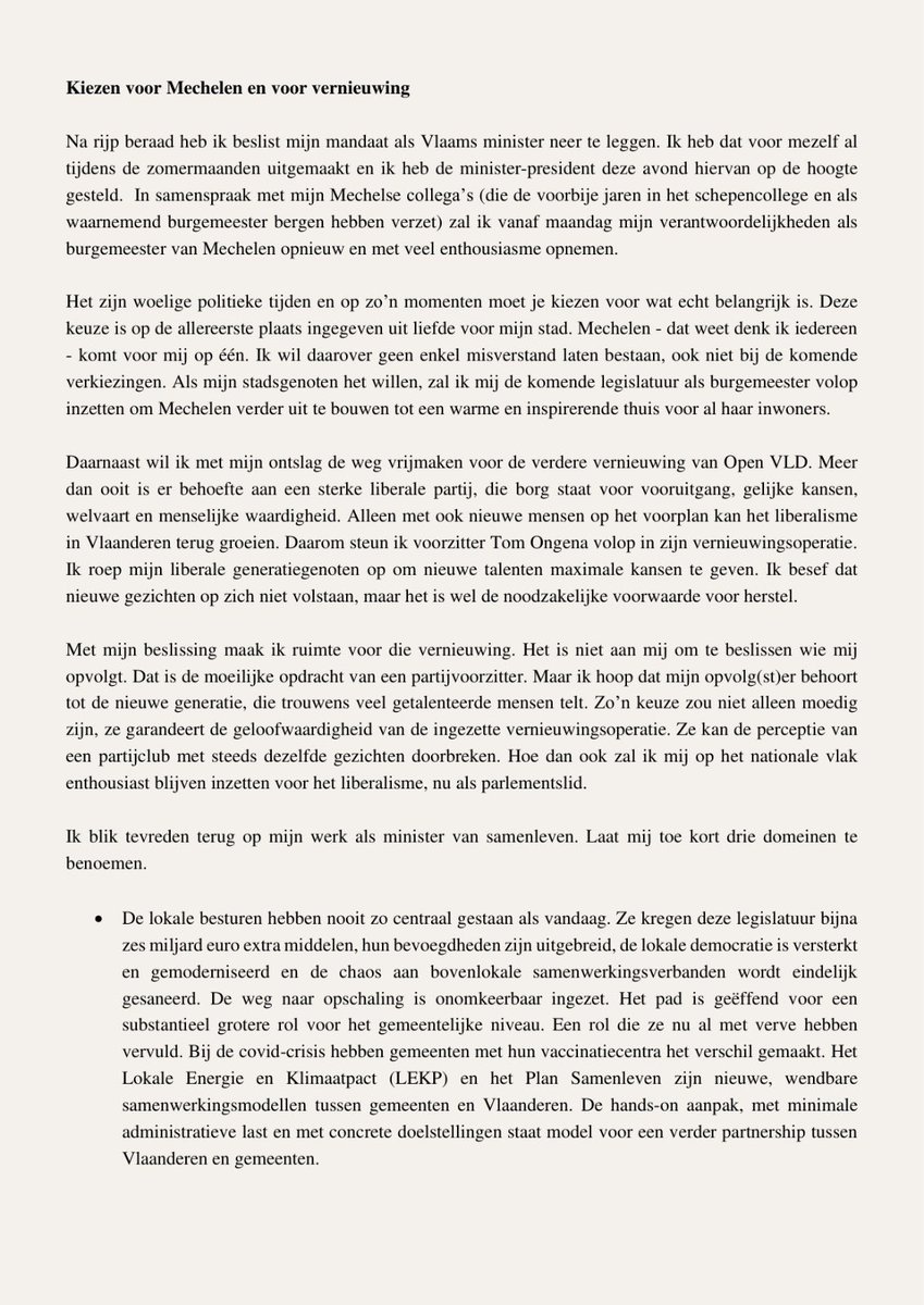 Bart Somers tweet media