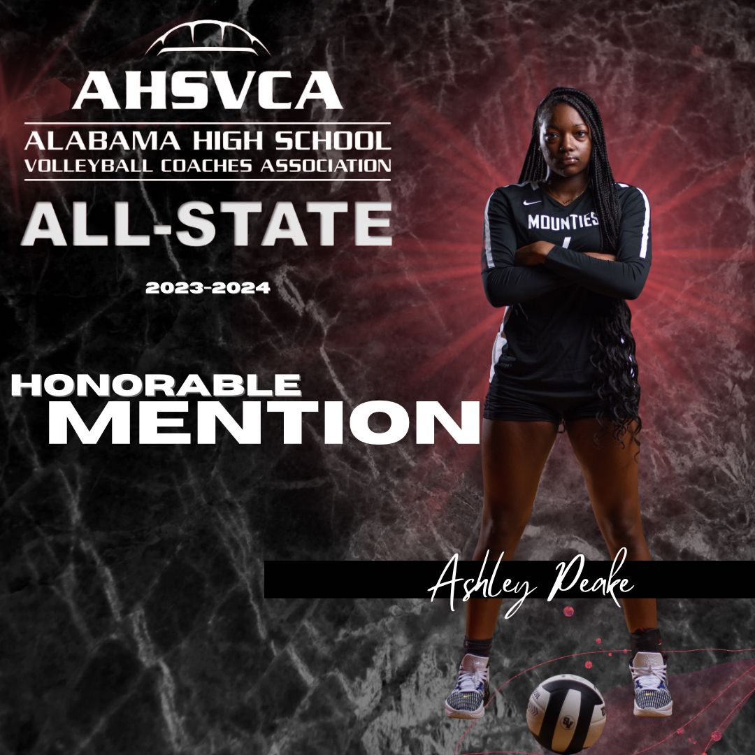SvhsVolleyball's tweet photo. We're thrilled to announce that @Jasmine_Terry91 has been named to the AHSVCA All-State Second Team, and both @ashleypeake2025 and Simone McCray received Honorable Mention. https://t.co/gFBAuHxDFx