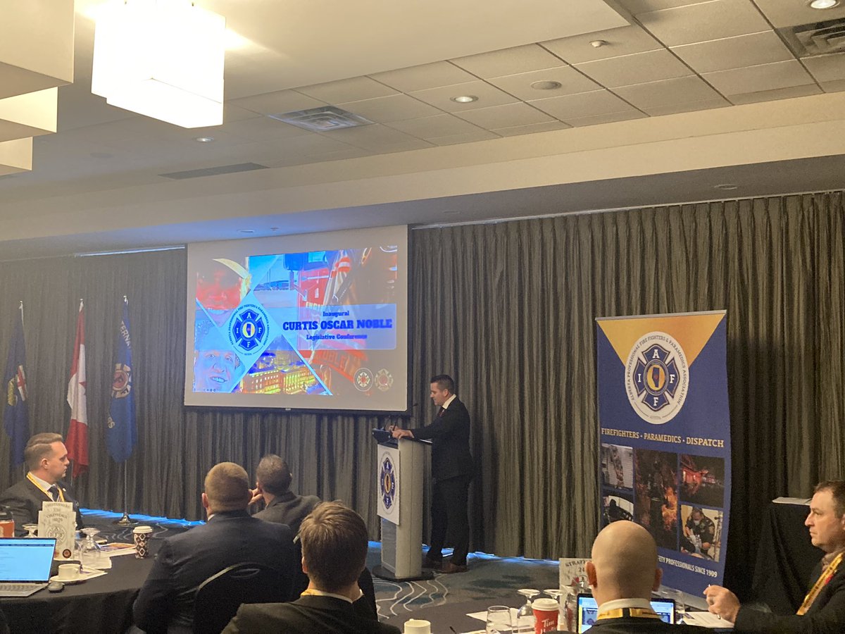 Our Fall Legislative Conference is named after Curtis Oscar Noble, who suddenly and tragically passed in December 2022. Curtis was an incredible leader and advocate for IAFF members. He will not be forgotten.