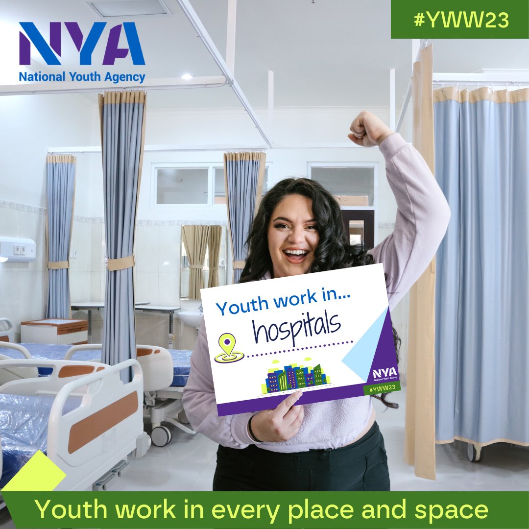 It’s Youth Work Week 2023! This year’s theme is ‘Youth Work in every place & space.’ We are celebrating Hospital Youth Work of course, and ask you to share in the comments below what NUH Youth Service means to you? #YWW23