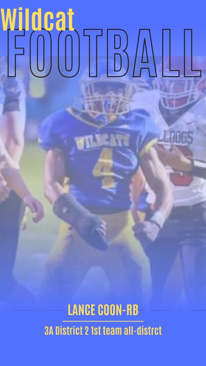 Derrick Elman (@coachelman) on Twitter photo Congratulations to <a href="/lance_coon4/">Lance Coon</a> on being selected Class 3A District 2 1st team All-District 2 1st team All-District Running back! #GoCats #BetterTogether Congratulations to <a href="/lance_coon4/">Lance Coon</a> on being selected Class 3A District 2 1st team All-District 2 1st team All-District Running back! #GoCats #BetterTogether