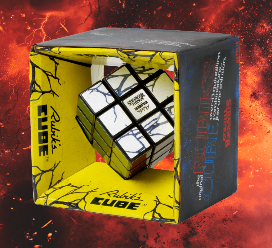 Head to @GAMEdigital to pick up a @Stranger_Things Rubik’s Cube. It features saturated colours as if it has been aged in the sunlight, just as it appears in the show. It also has a special supernatural vine pattern that glows in the dark! shorturl.at/elqLZ #StrangerThings