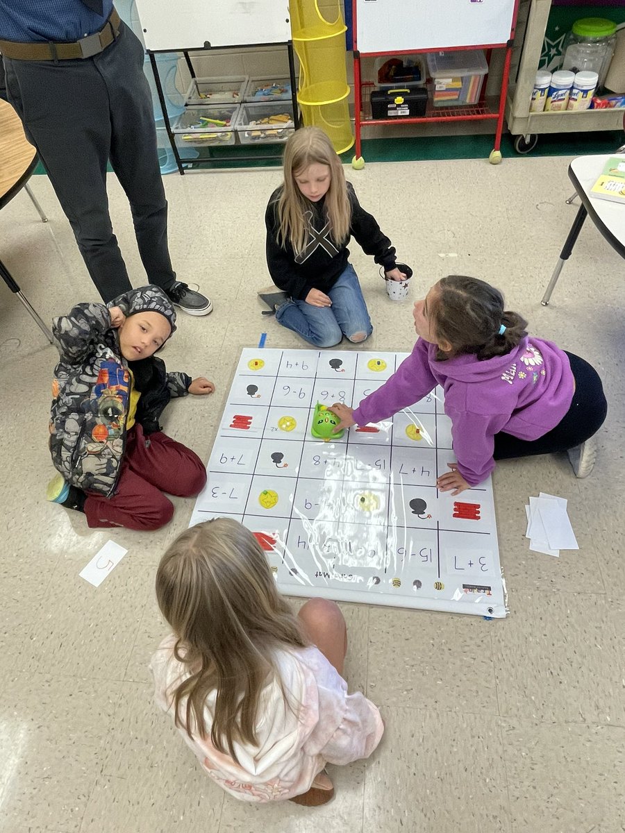 Mrs_EDarnell's tweet photo. #Gamified addition and subtraction w/#Beebot and dozer covers. #differentiated #studentcentered #flexibleenvironment #coding #allthethings
@a5disteam @CentervilleSC https://t.co/D9HWYEUPGQ