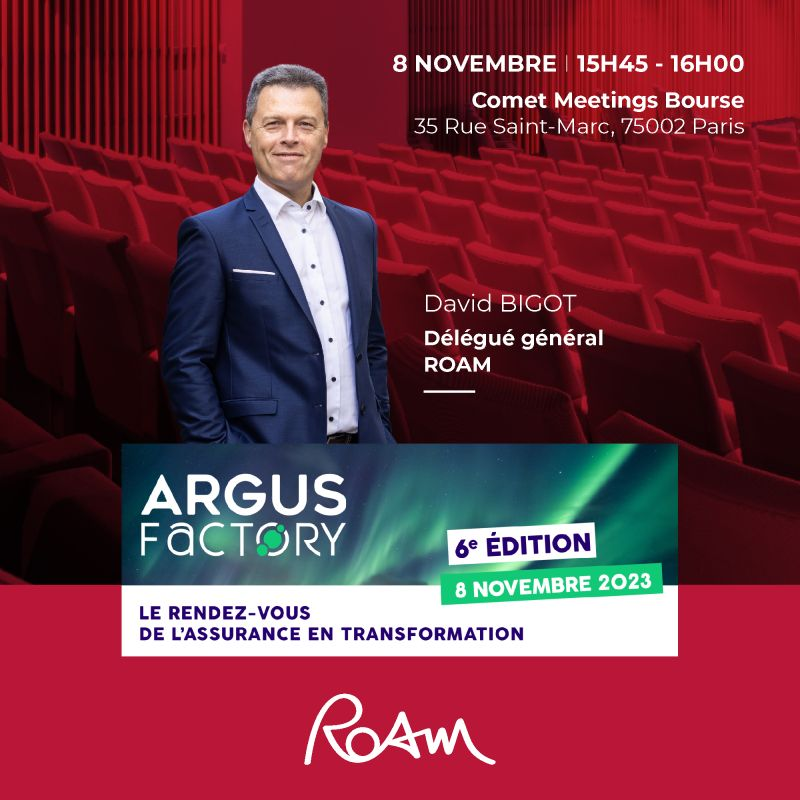Roam_asso's tweet image. #PARTENARIAT - Roam participe à la 6ème édition de l'#ArgusFactory, le rendez-vous de l'assurance en transformation, organisé par @EvenementsARGUS le 08/11/2023 à Paris. 📅🕒 

Inscription↪️argusfactory.com/fr/inscription
#PMEassurance #Innovation