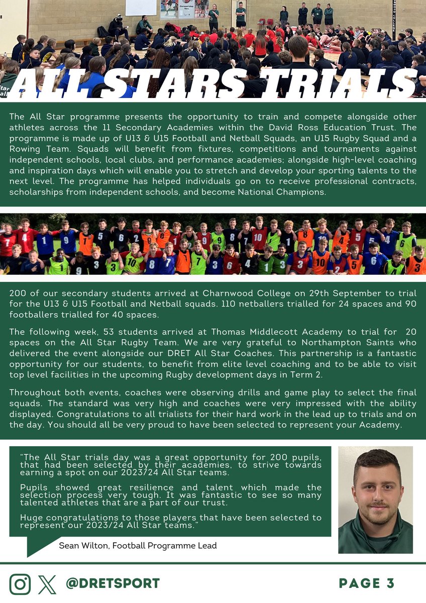 DRETsport's tweet photo. Term 1 DRET Sport Newsletter concluding a fantastic start to the 2023/24 academic year!👏🏻💪🏻 https://t.co/UUoA7fFvAe