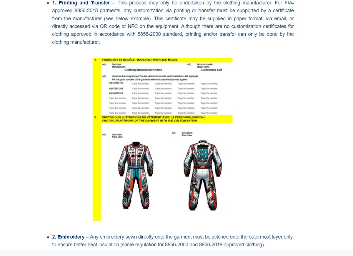 fmsci's tweet photo. FIA ASN Safety Bulletin #34
Use & development of clothing materials in motorsport have evolved over time & continues to do so. #FIA aims to deliver standards that set design and safety performance requirements. For more info: https://t.co/KbXuW2CO09
#FIASafety #FIAVisionZero https://t.co/B5YRG4UMnk