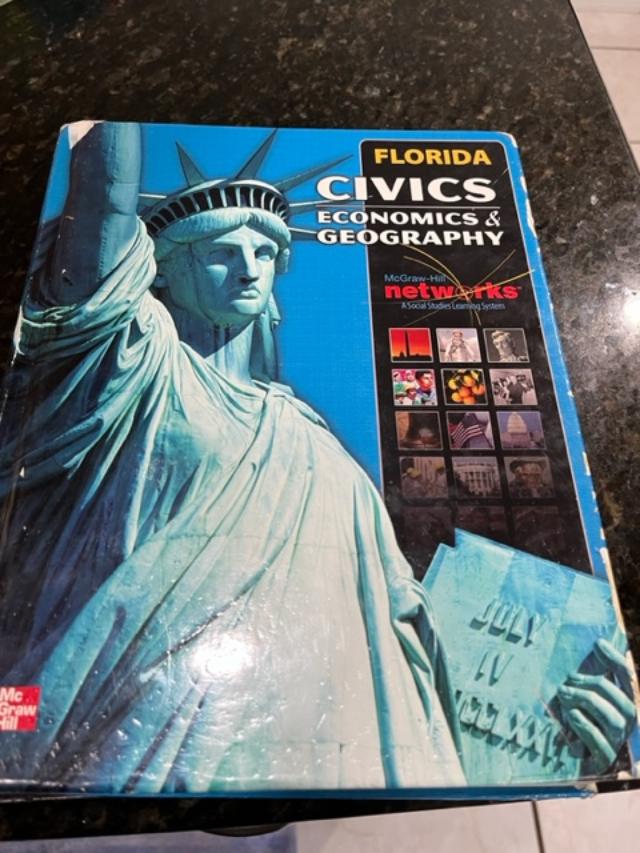 He is not mentioned at all in this Florida middle school social studies textbook.  Nothing is said about the civil rights movement. Not one word. Why is that? Is your child's school using this right- wing DeSantis tainted textbook?