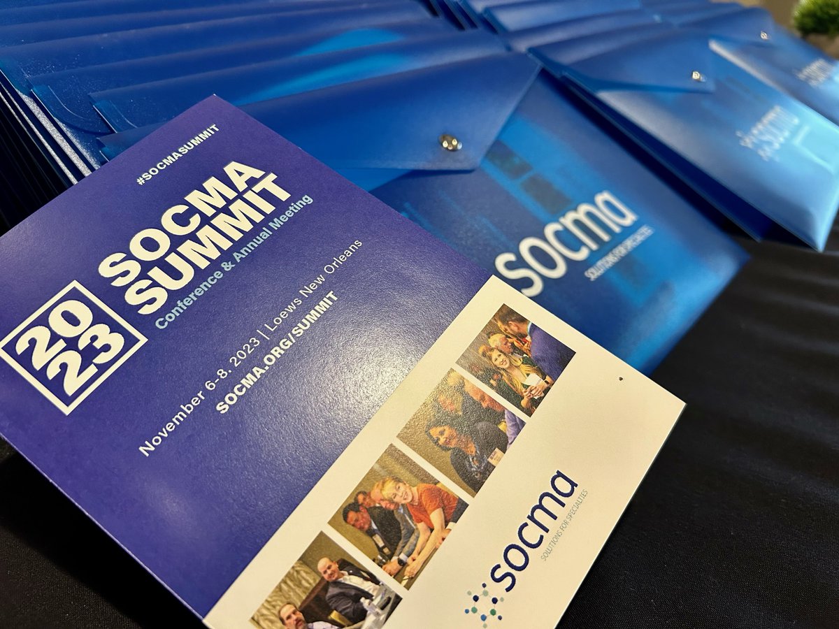 socma's tweet photo. Kicking off the 2023 SOCMA Summit in New Orleans, bringing together more than 125 of the industry’s innovators, thought leaders, and decision-makers. #SOCMASUMMIT https://t.co/X2Dbn0qUgJ