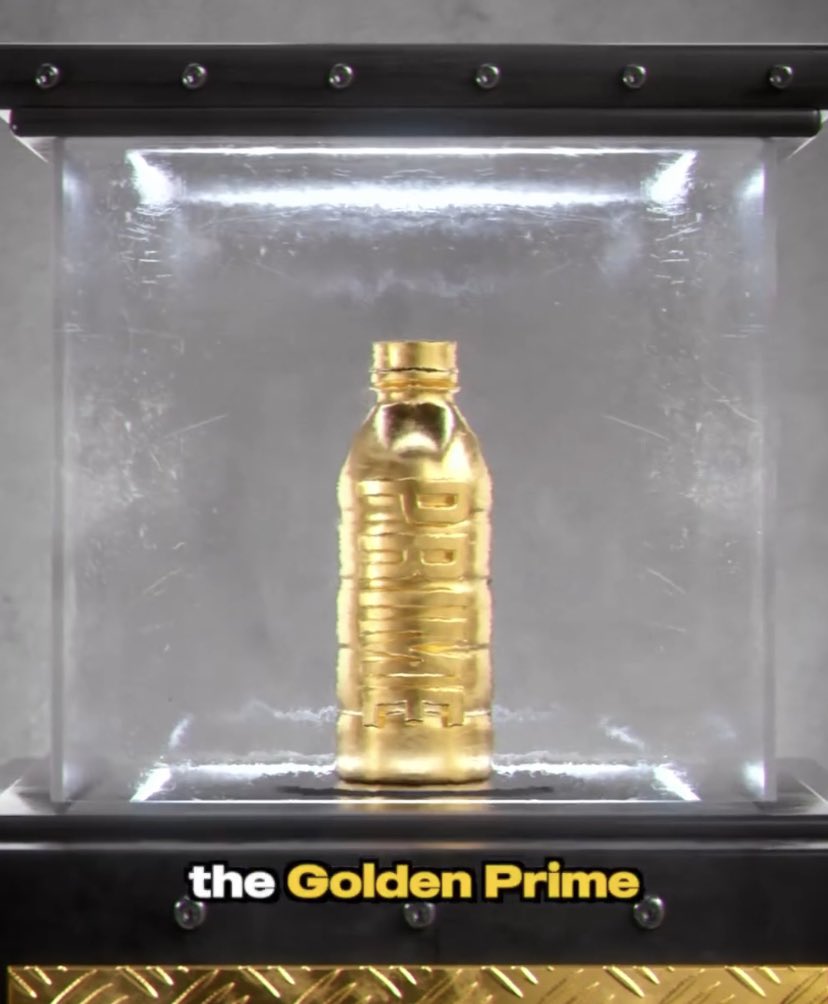 $500000 Golden Prime #ksi #ksiprime #loganpaulprime #drinkprime #shortvideo  #golden #prime 