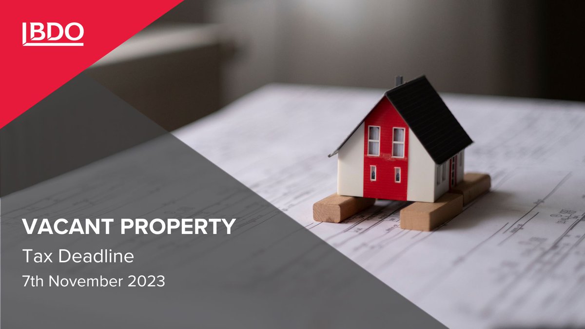 🚨 VHT Deadline: Tomorrow! 💰 Vacant Homes Tax (VHT) filing due soon. Applies to homes used for < 30 days in a year. 1st period: Nov 1, 2022 - Oct 31, 2023. File by Nov 7, 2023. Online filing for VHT, exemptions, or if you got a filing notice. Contact: bdo.ie