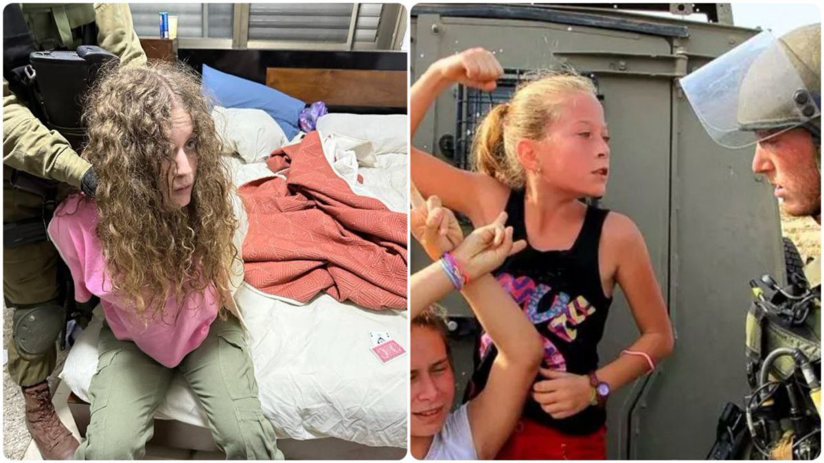 Sabah saatlerinde Batı Şeria'ya baskın düzenleyen İsrail ordusu Ahed Temimi'yi tutukladı.#Elkassamtugayları