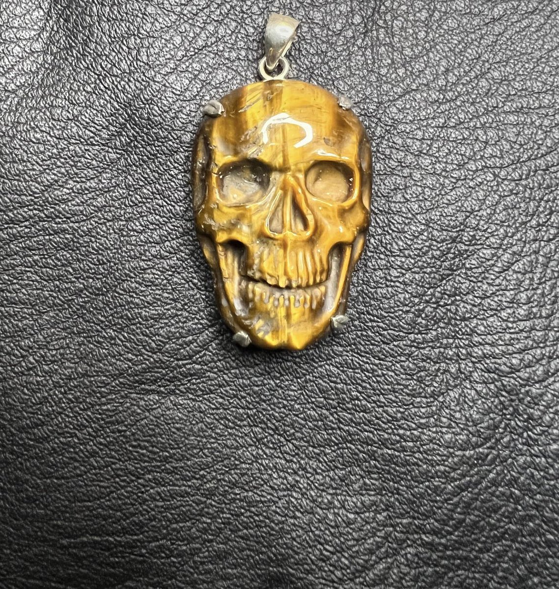 Making a list of possible embellishments for my Viking tiger sword project, this is $69.99 it’s chatoyant gemstone aka Tiger eye in the shape of a skull 💀 🤷‍♂️⚔️🕺 possible candidate as a jewel for my scabbard … get it Tiger eye 👁️ for Viking Tiger sword
