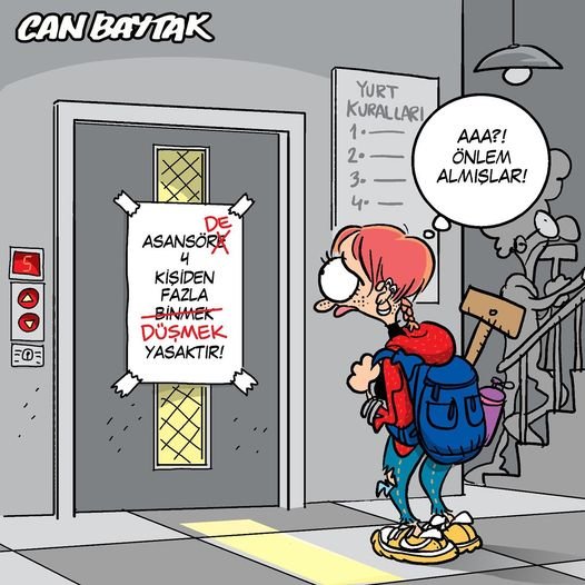#karikatür #gününkarikatürü 
#gündem #mizah 
#mizahtürkiye 
#karamizah #humor  
#kykyurt #asansörkazası