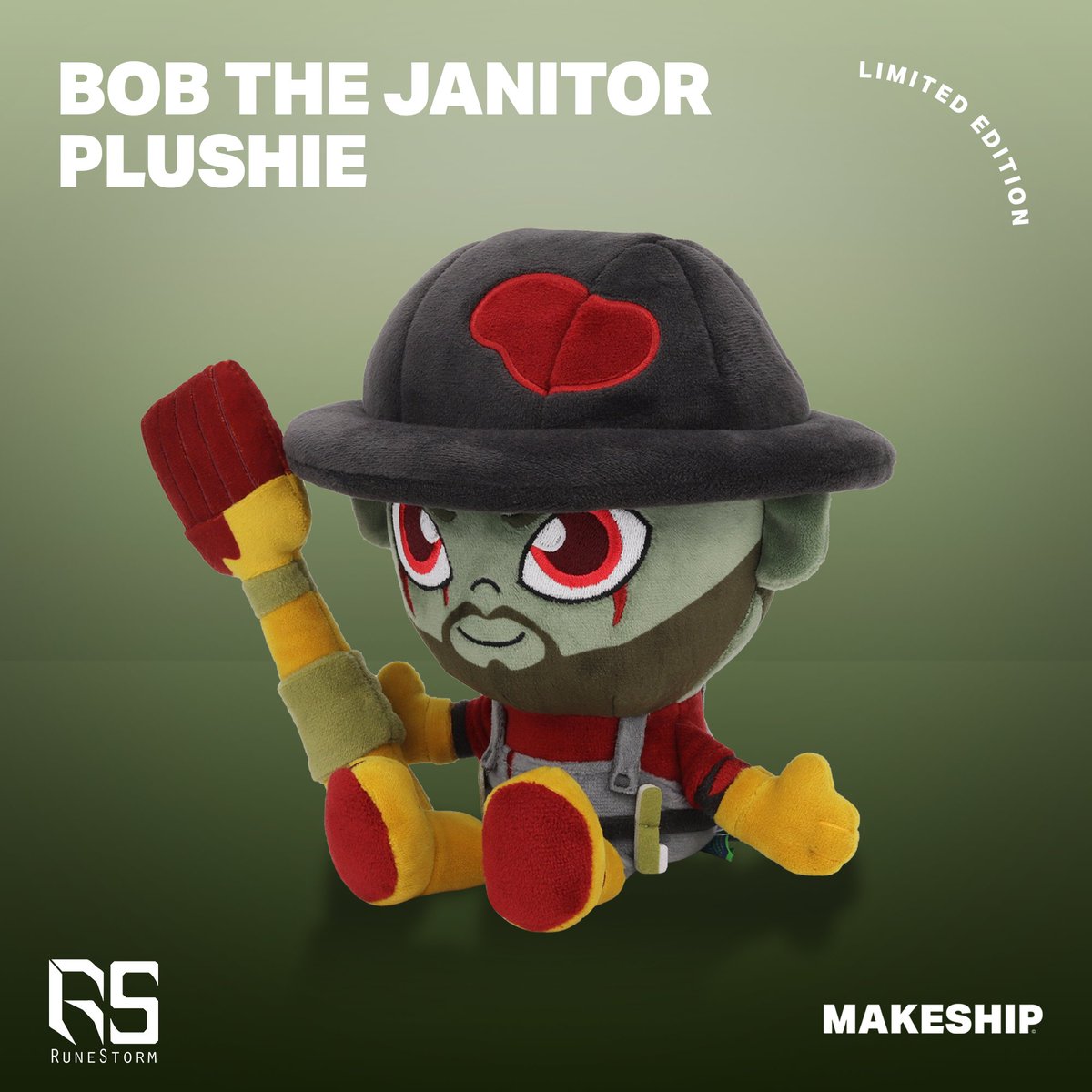 Greetings everyone!

Just a quick reminder that the Bob plushie campaign has just 5 days left to reach its goal: makeship.com/products/bob-t…