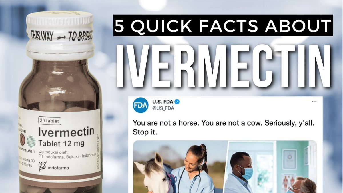 5 Quick Facts About Ivermectin: Public Enemy #1

#5 - Its discovery won the Nobel Prize in 2015.

#4 - Included in the World Health Organization's essential list of medicines.

#3 - Has safely cured people of river blindness in 33 countries for decades.

#2 - Over 3.7 billion
