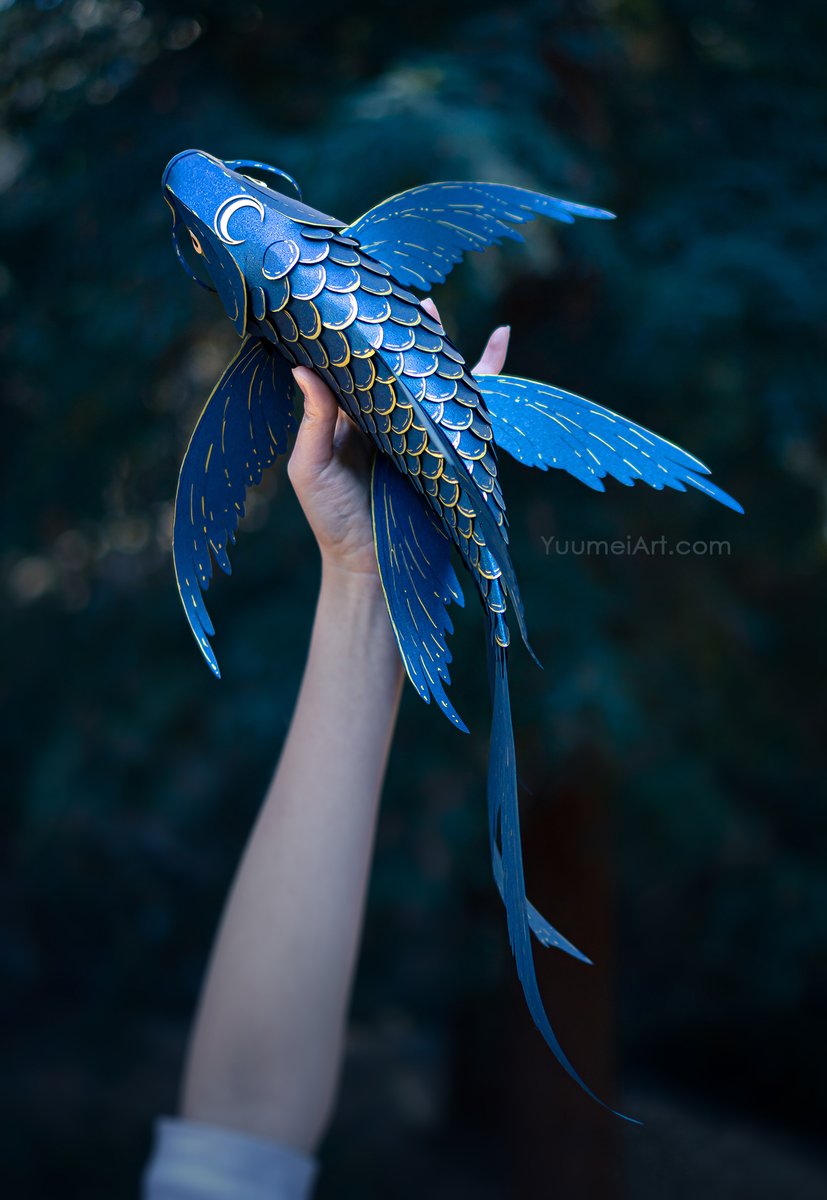 I'm so happy to announce that my DIY koi lanterns are available now on my webshop (linked in my profile)

Build your very glowing koi and bring magic to your home. Choose from 8 metallic colors and 2 fin types, pair with RGB LEDs for an infinite display of colors :)