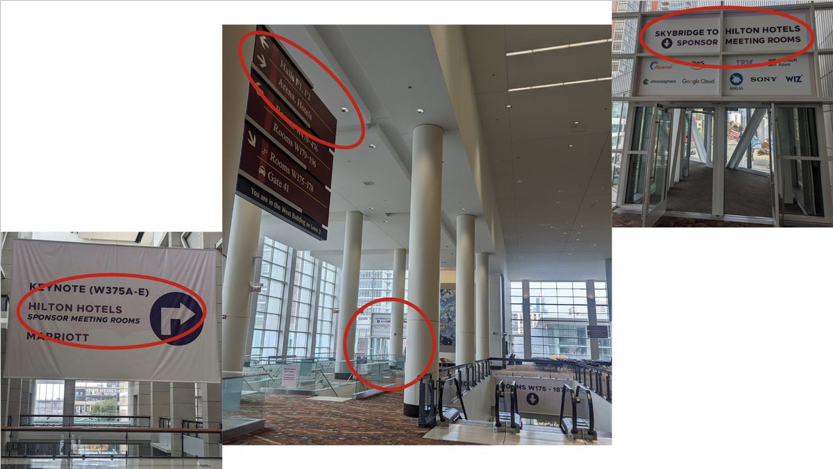 kcqon's tweet image. There&apos;s a @SlimToolkit / #DockerSlim session today (1pm-2pm) at #KubeCon Location: Hilton, Auburn room. Skybridge to Hilton (level 3, KubeCon registration level). Look towards the escalator (when you got your badge) &amp;amp; you should see the big sign below (lower left). See you there!