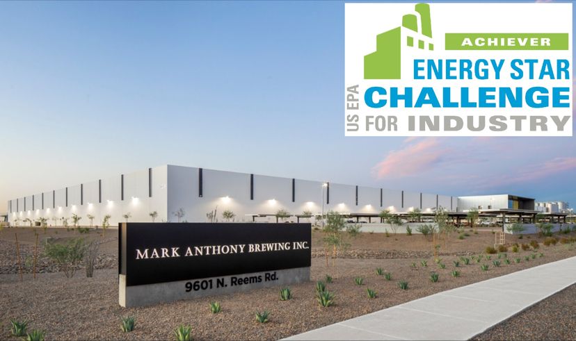 GrowGlendale's tweet photo. 🎉 Mark Anthony Brewing rocks the ENERGY STAR© Challenge for Industry, achieving a fantastic 38% energy intensity reduction in just 1 year at their Glendale location! Kudos to Mark Anthony Brewing for their green commitment! 🌿💪 #EnergyEfficiency #MarkAnthonyBrewing #GlendaleAZ https://t.co/HEy5VJQfx4