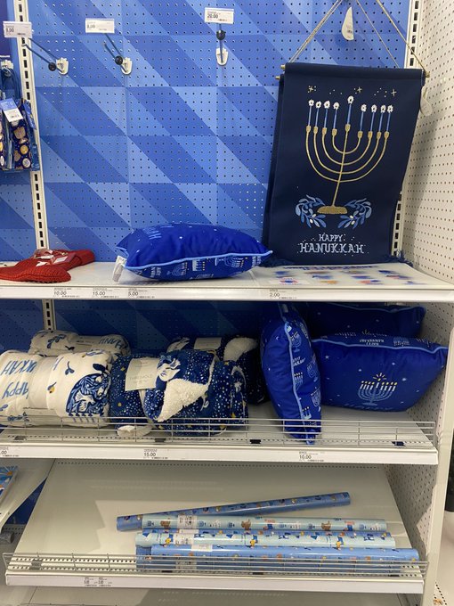BREAKING: target&rsquo;s Hanukkah line has arrived https://t.co/cGKrWglI66