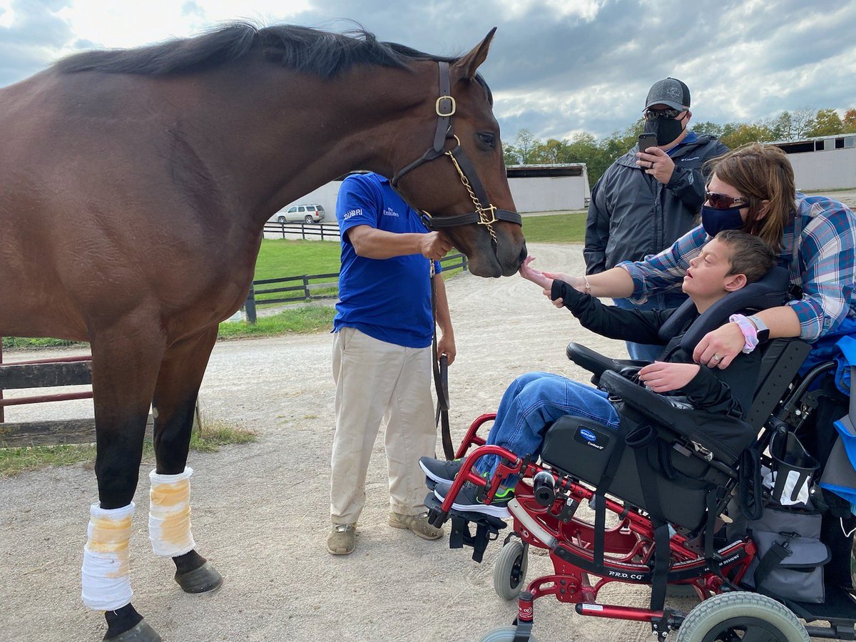 🇺🇸👼🏼 “Over these past five years, the Godolphin family has been very fortunate to have met and become friends with the Dorman family: Cody, his parents Kelly and Leslie, and his sister Kylie. This heartfelt story has touched the hearts of many in and outside of the Thoroughbred