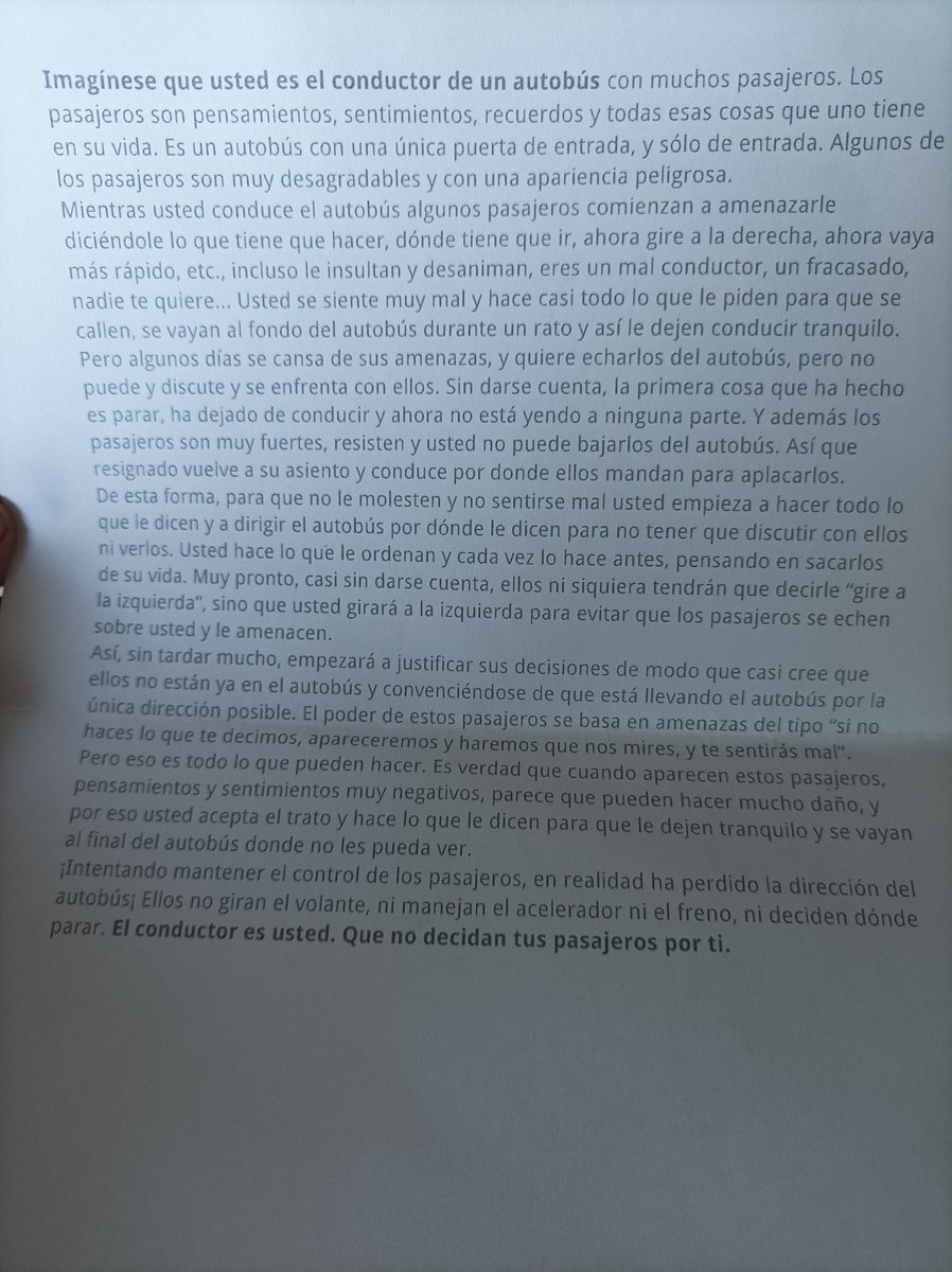 Ayer mi psicóloga me dio esta fábula y me ayudó mucho.Por si os ayuda también #YoMeRebelo6N