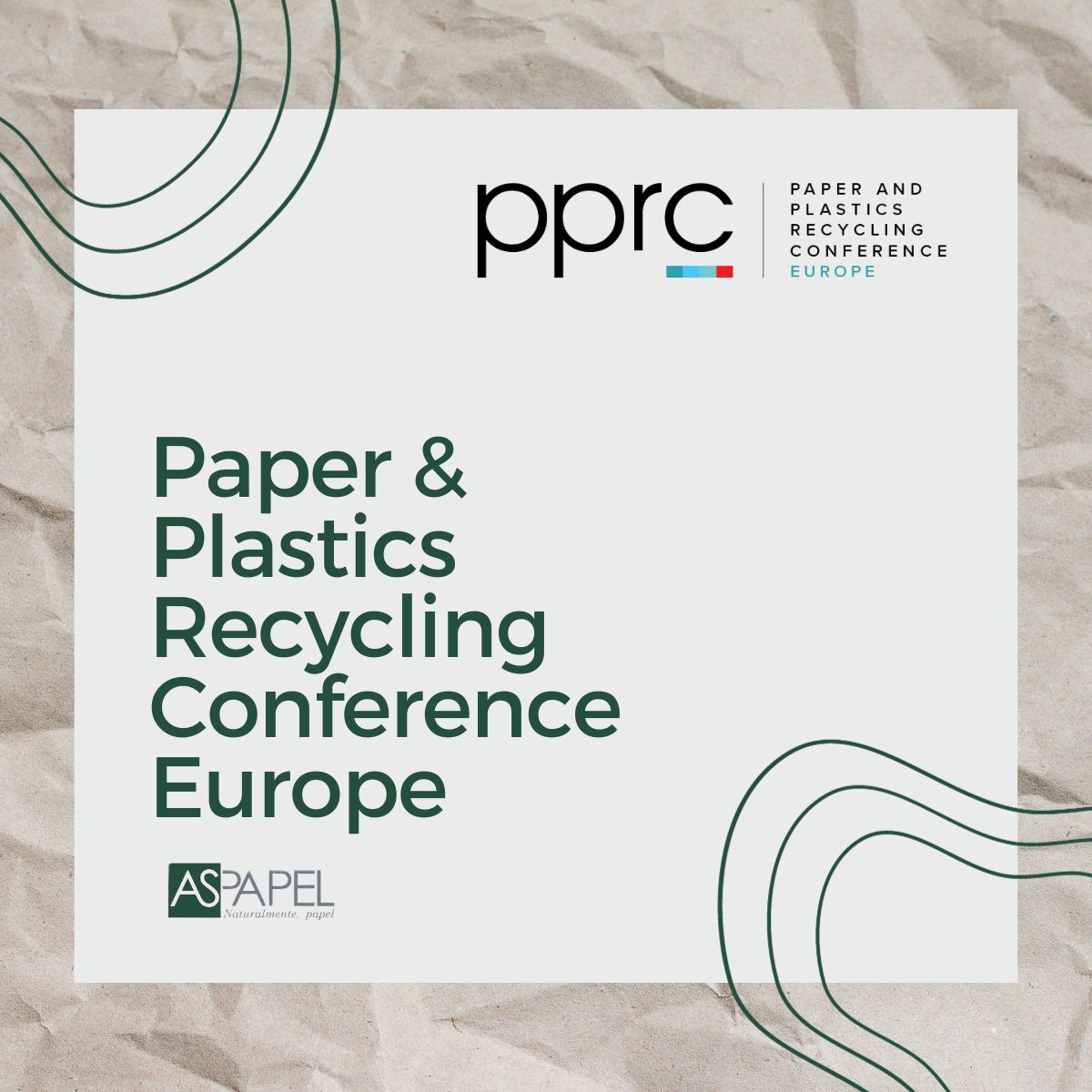 AspapelOficial's tweet image. Mañana comienza Paper &amp;amp; Plastics Recycling Conference Europe en #Barcelona, un punto de encuentro para toda industria europea del reciclaje de papel y plástico. El miércoles contará con la participación de Andrea Orallo, directora de Reciclado de #ASPAPEL

#PPRC