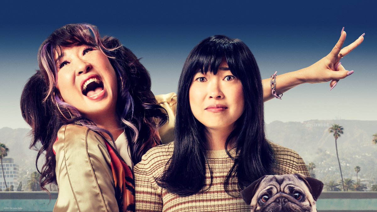TVNonsense's tweet photo. This movie was so funny and sweet. Really enjoyed it and loved the role reversal of Sandra Oh as the funny sister and Awkwafina as the serious one. #QuizLady Hulu. https://t.co/2IvSwCcdRD