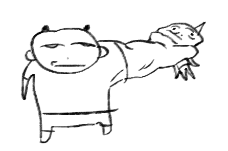 "잠봉이를 찢어" 