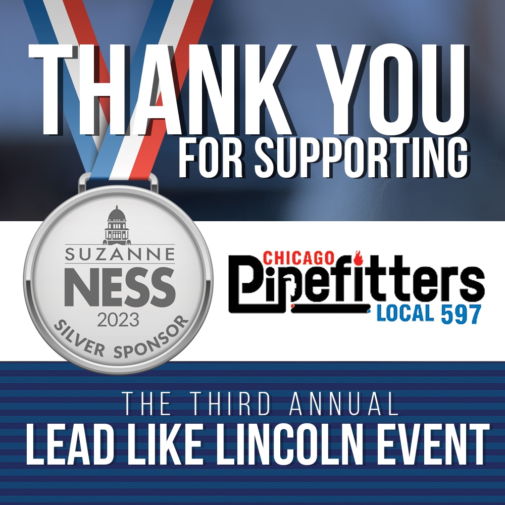 suzanne_for66's tweet photo. We have two sponsors to thank following our Lead Like Lincoln event ✨ Thank you to the Chicago Pipefitters Local 597 and to the Illinois Realtors Association for sponsoring my event! Your support means the world. https://t.co/7yf7FutHD5