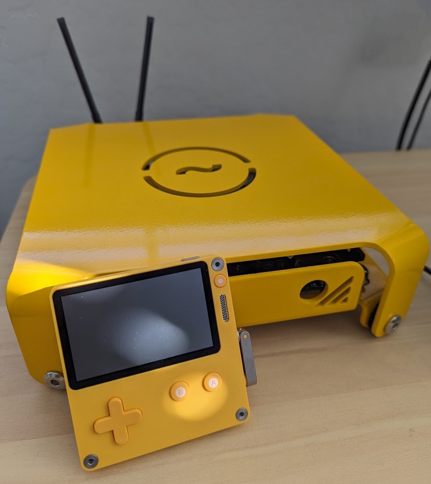I talked to mopfel at Assembly about an Urbit game handheld. Playdate would be perfect.

It isn't networked, so parents could trust their young kids to use it freely, and then plug it into the family Native Planet whenever there's an update.

Don't they look perfect together?