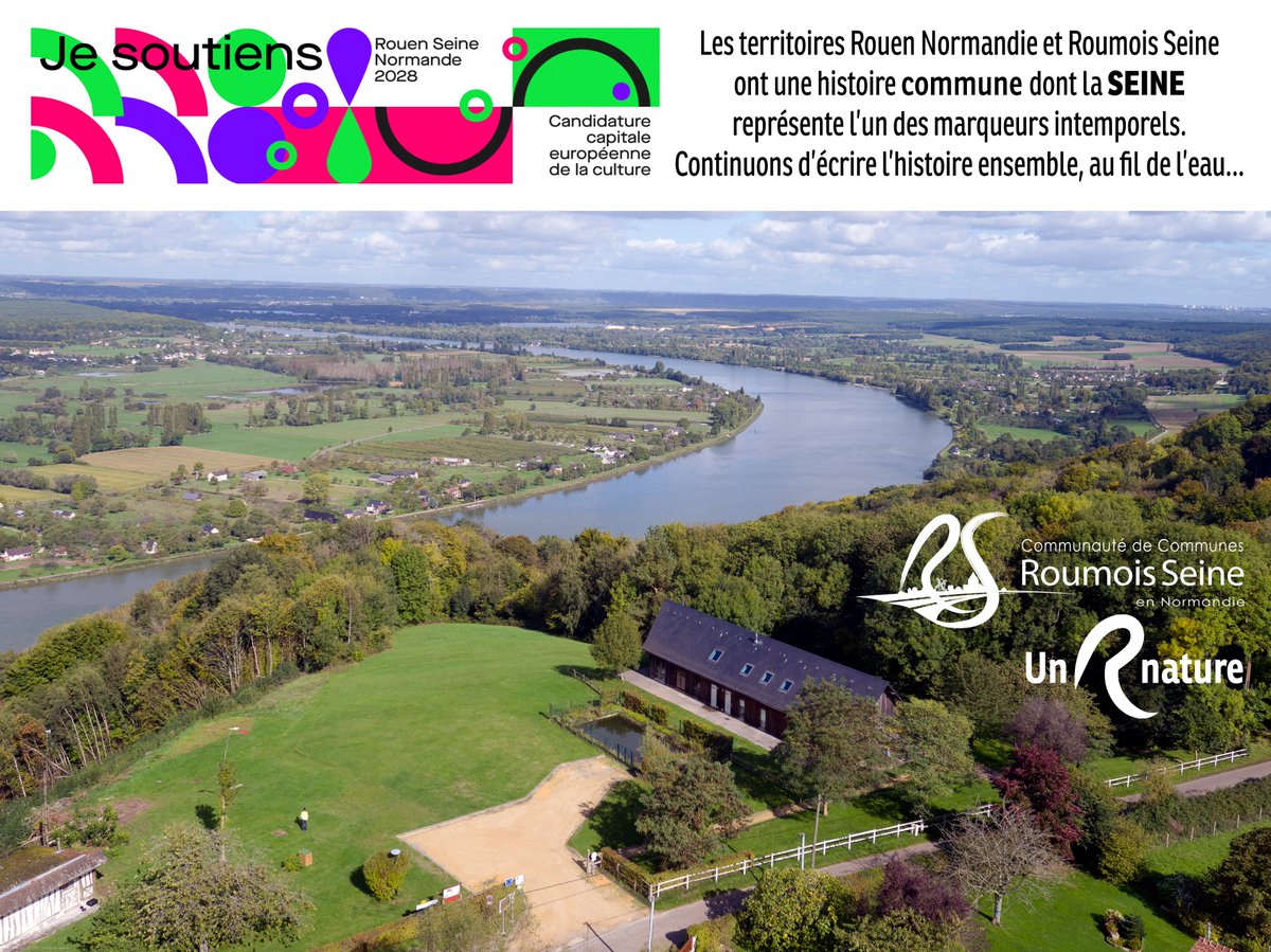 RoumoisSeine's tweet photo. @RoumoisSeine soutient la candidature @Rouen2028 réunissant ses territoires voisins @MetropoleRouenN, @AggloSeineEure, @SAgglo, @CauxSeineAgglo, @LeHavreMetro, Communauté de Communes #Lyons #Andelle, #Honfleur #Beuzeville et #Pont #Audemer Val de Risle.
#rouen2028 #culture https://t.co/nHeCH47RZz
