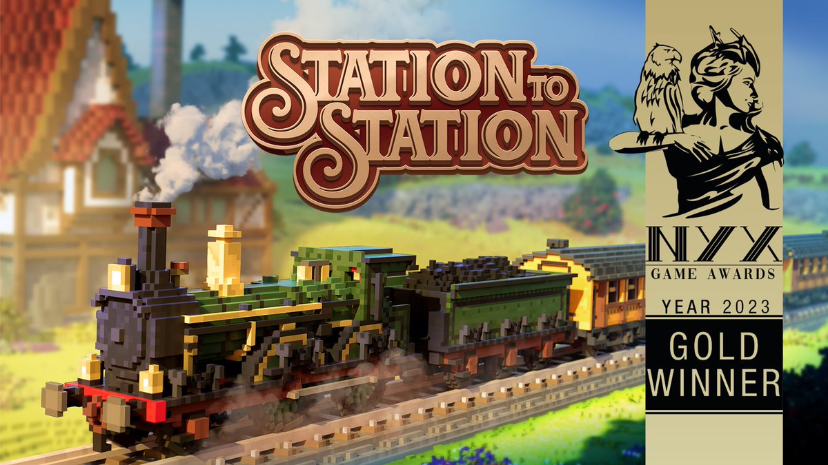 We're thrilled to share that Station to Station has been awarded 4 awards at the #NYXAwards 2023!

🏆  PC Game - Indie
🏆  PC Game - Best Visual Art
🏆  PC Game - Puzzle
🥈  PC Game - Best Music