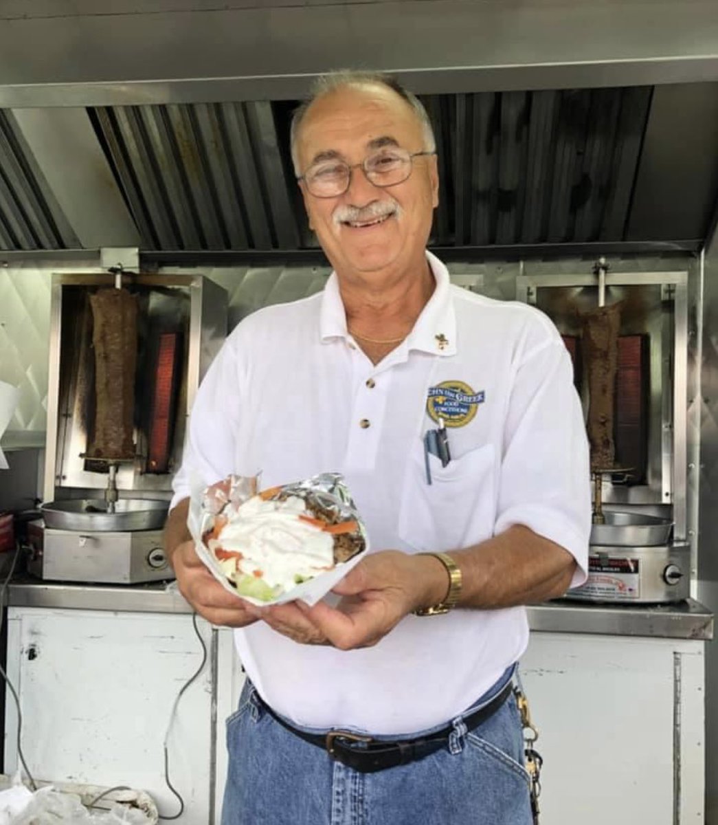 TrooperBob_SC's tweet image. PERSON OF THE WEEK: You can find “John The Greek” at the Coastal Carolina Fair. He came over from Greece at the age of 14 and grew up in PA.  He said, “When you came over from the old country, you were either a painter or a cook and I did both!”
🛣🚙🙂 #OPAH
*More on my Facebook