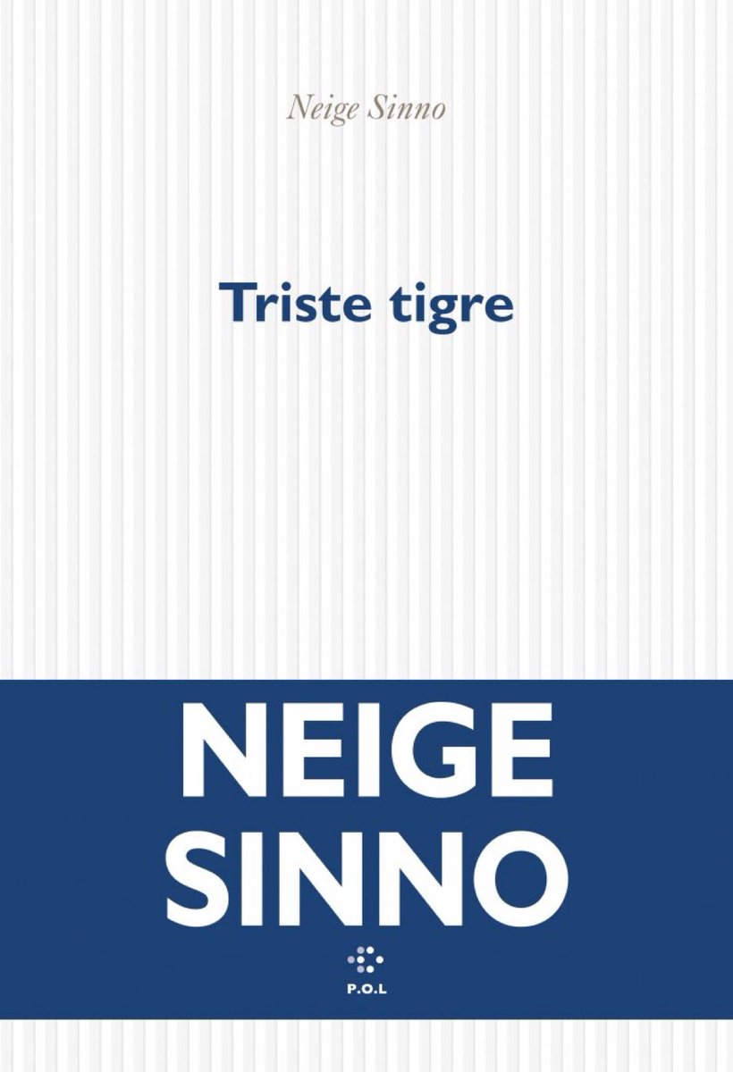 Le #PrixFemina 2023 récompense l’inoubliable « Triste tigre » de Neige Sinno, @editionsPOL. Un grand texte sur l’inceste. 👏👏👏

nouvelobs.com/bibliobs/20231…