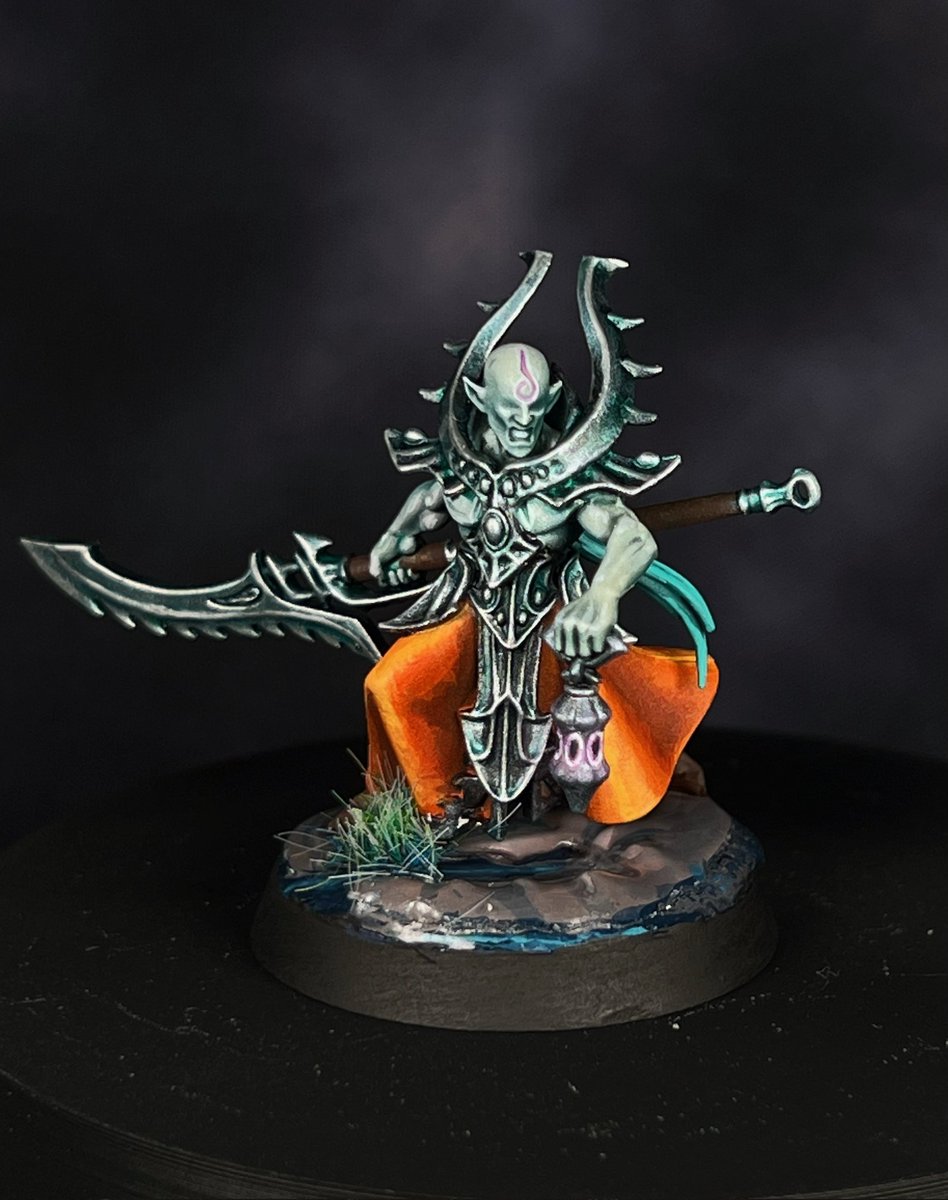 BattleMalletHQ's tweet photo. We are DEEPly thankful toGame Workshop for sending out an early copy of #Deathgorge. @alcpwnd has done a bang-up job on #CyrenisRazors!

#AdWIP 
#warhammercommunity 
#PaintingMiniatures 
#PaintingWarhammer 
#PaintingUnderworlds 
#warhammerunderworlds 
#idonethdeepkin
#cephanyr https://t.co/1rMDwwZQQv