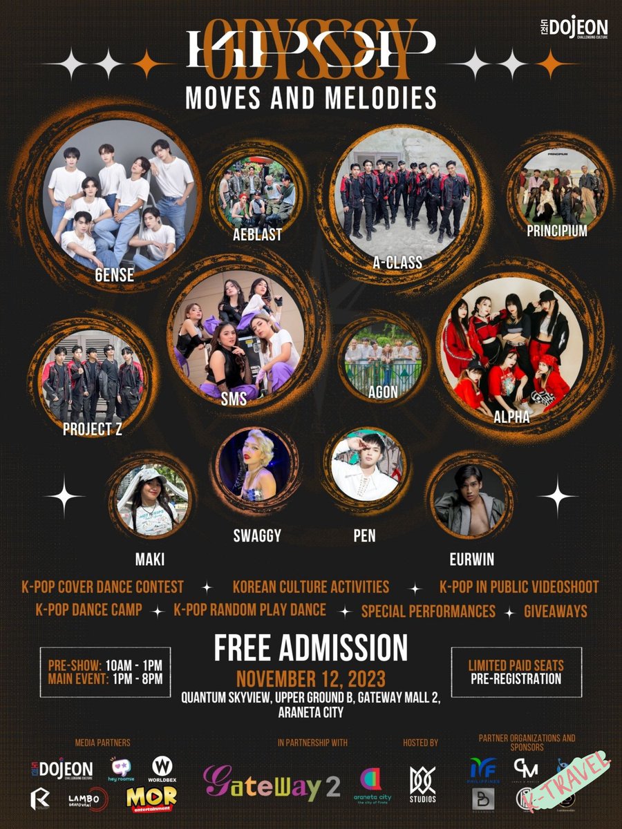 The Ultimate K-pop Dance Cover Showdown! "K-POP ODYSSEY: Moves and Melodies"
<a href="/docstudiosph/">DOC Studios</a>

More here! 
dojeonmedia.com/post/the-ultim…

#KpopOdysseyMovesandMelodies #KpopDanceCover #KpopEvent #KpopDanceCoverContest #KoreanPopCulture #DanceContest #dojeonfam #dojeonmedia #KpopDance