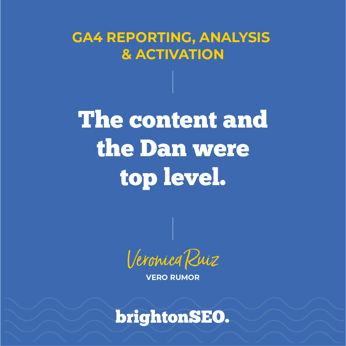 brightonSEO tweet media