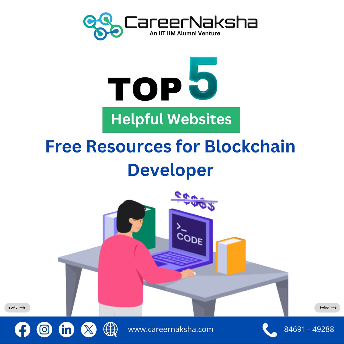 careernaksha's tweet image. Unleash the potential of blockchain with these free learning materials! 

#BlockchainPotential #KnowledgeSharing
#CryptoKnowledge 
#FreeLearning